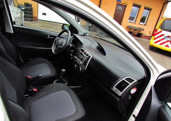 Hyundai i20 cena 18800 przebieg: 216000, rok produkcji 2013 z Ropczyce małe 172